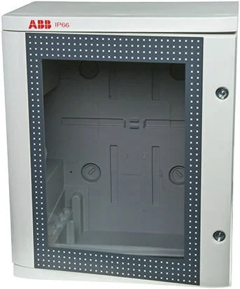 Billigare ABB Vägglåda 1SL02, IP66, Termoplast, Grå, 580 mm Transparent dörr 700 mm 260 mm