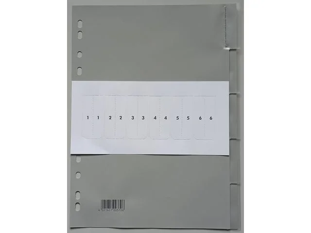 risnedsättning Plastregister PLASTOREG A4 5-fl instick