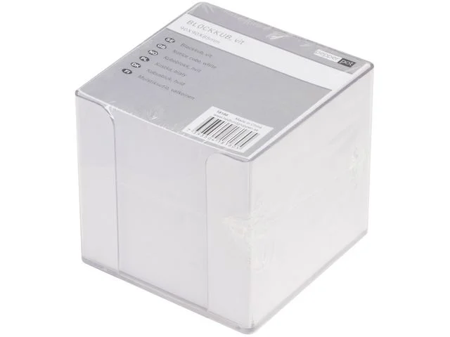 Blockkubhåll Pepperpot 90x90 800ark vit Rabatt