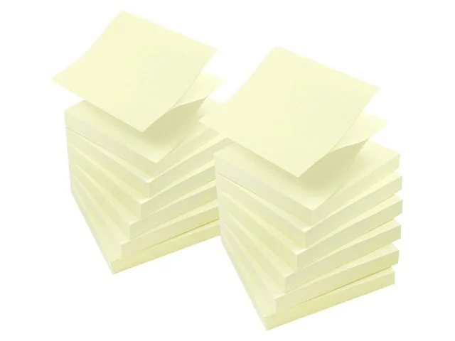 Notesprem ZZ 75x75mm gul 12/FP Reapris