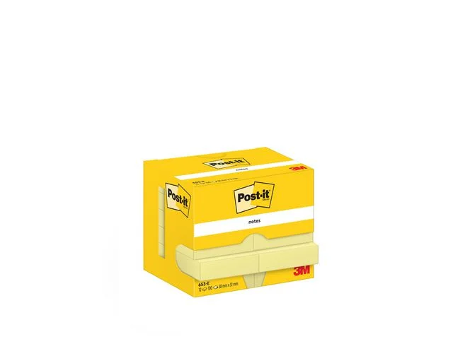Notes POST-IT 38x51mm gul Nyhet