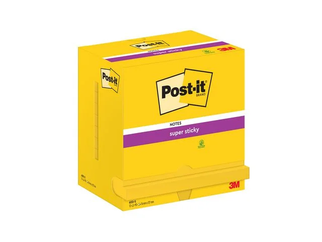 Notes POST-IT SS 76x127mm neongul Nyhet