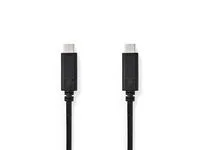 Kabel NEDIS USB-C - USB-C 2m svart Köp online