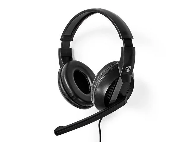 Datorheadset NEDIS CHSTU210BK USB-A/C Begränsat antal