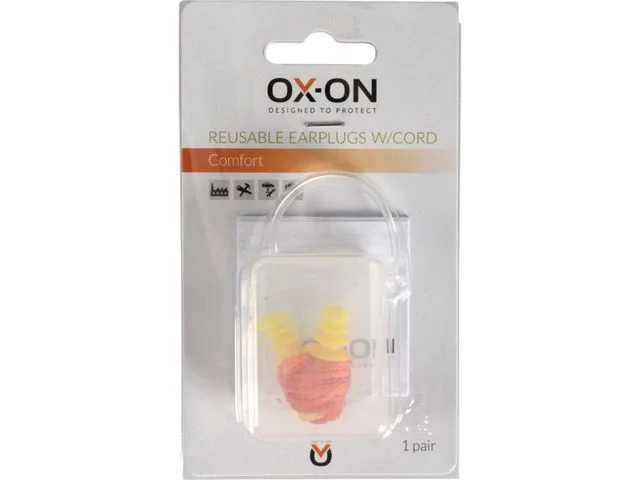 Öronproppar OX-ON Comfort med snöre Fynd