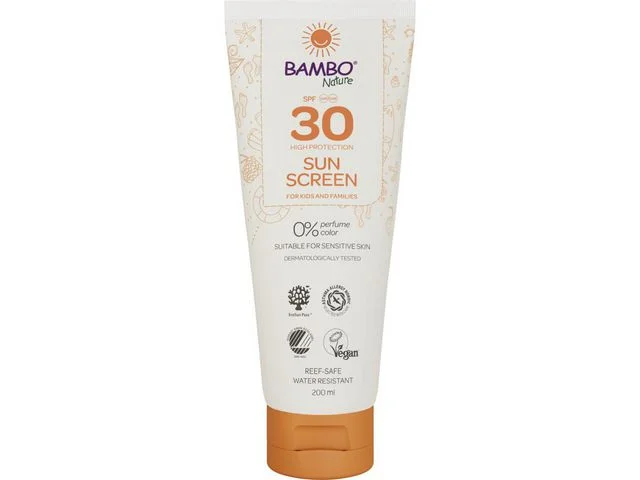 Solskyddskräm BAMBO SPF30 200ml Köp nu