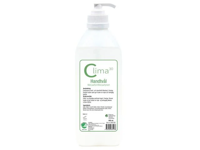 Tvål CLIMA30 med pump parfym. 600ml Handla nu