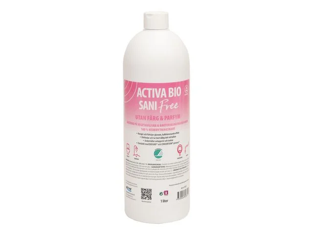 Säker betalning Sanitetsrent ACTIVA Bio Sani Free 1 L