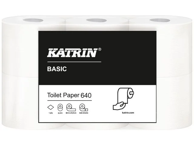 Toalettpapper KATRIN Basic 640 42/FP Säker betalning