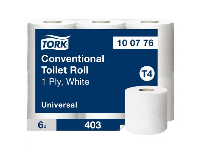 Toalettpapper TORK Universal 1-lag 6/FP Trygg betalning