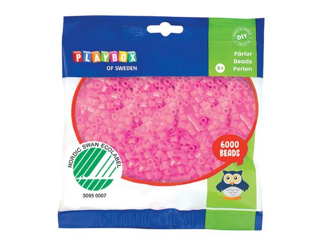 Kampanjpris Rörpärlor Rosa 6000st/fp