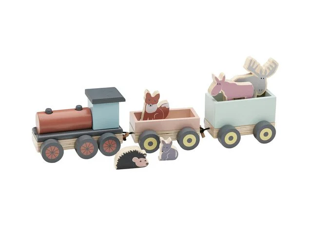 Kampanjpris Tåg med djur KIDS CONCEPT