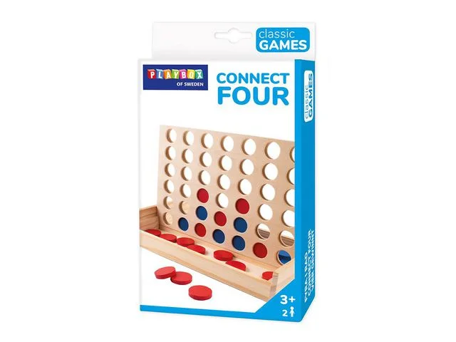 Spel 4 i rad träspel Begränsat antal