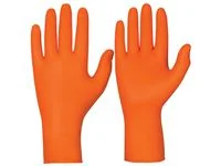 Nitrilhandske 114.940 Orange L 100/FP Erbjudandepris
