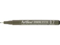 Fineliner ARTLINE EK237 0,7mm svart Populär