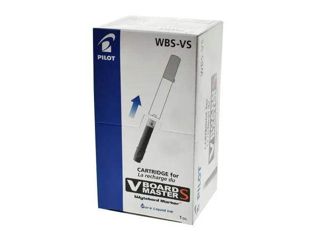 Refill WB PILOT V Board Extra Fine svart Lågt pris