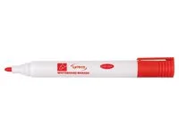 Whiteboardpennadrywipe rund röd Populär