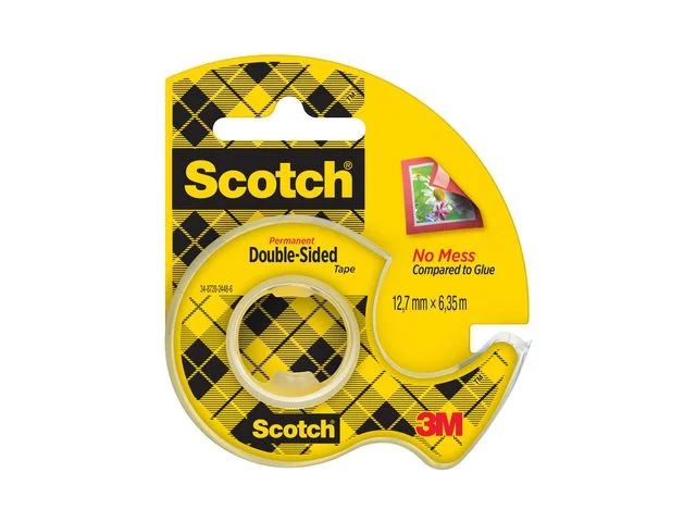 Dubbelhäftande tejp SCOTCH 136D 6mx12mm Kampanjpris