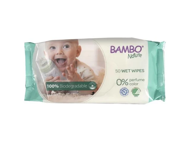 Våtservett BAMBO komposterbar 50/FP Endast denna vecka