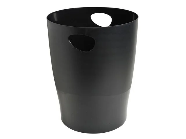 Snabb frakt Papperskorg EXACOMPTA recycled 15L svart
