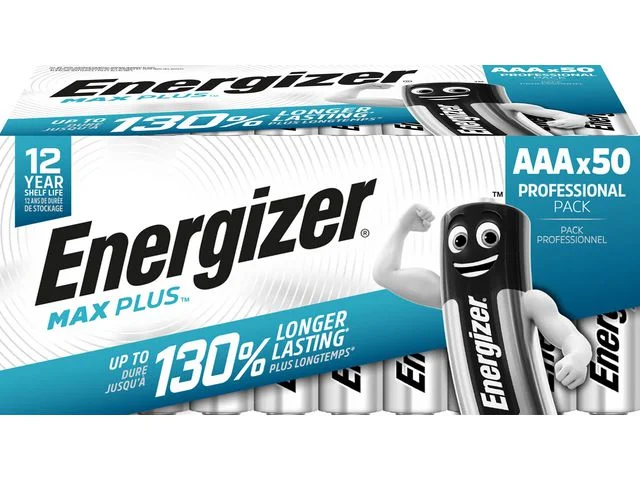 I lager Batteri ENERGIZER Max Plus AAA 50/FP