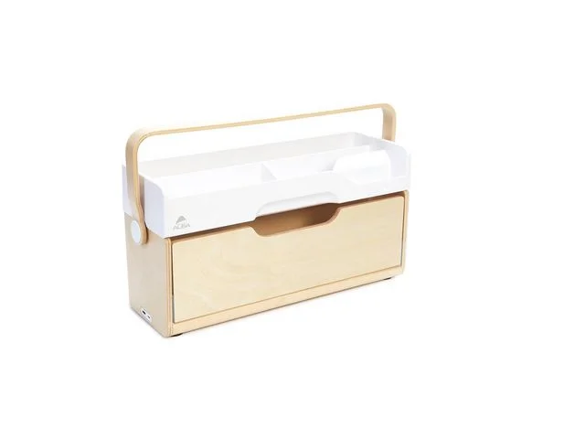 Premium Förvaringsbox bärbar ALBA trä