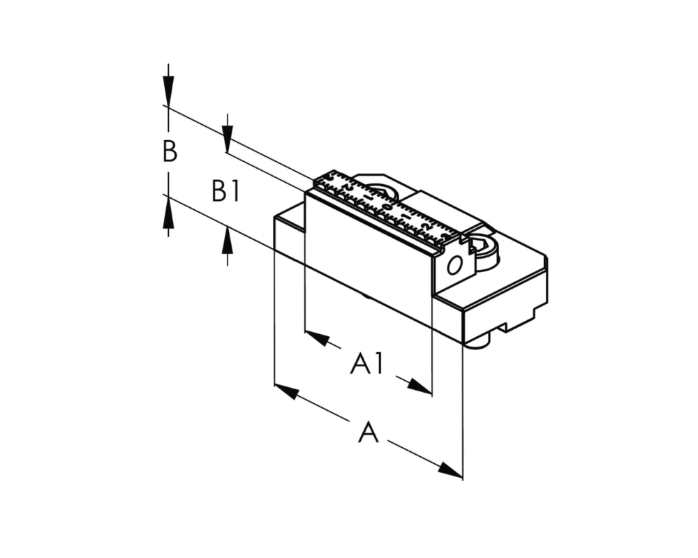 Vändback SGA 80 grepp, fast, bredd 40 mm Kundfavorit