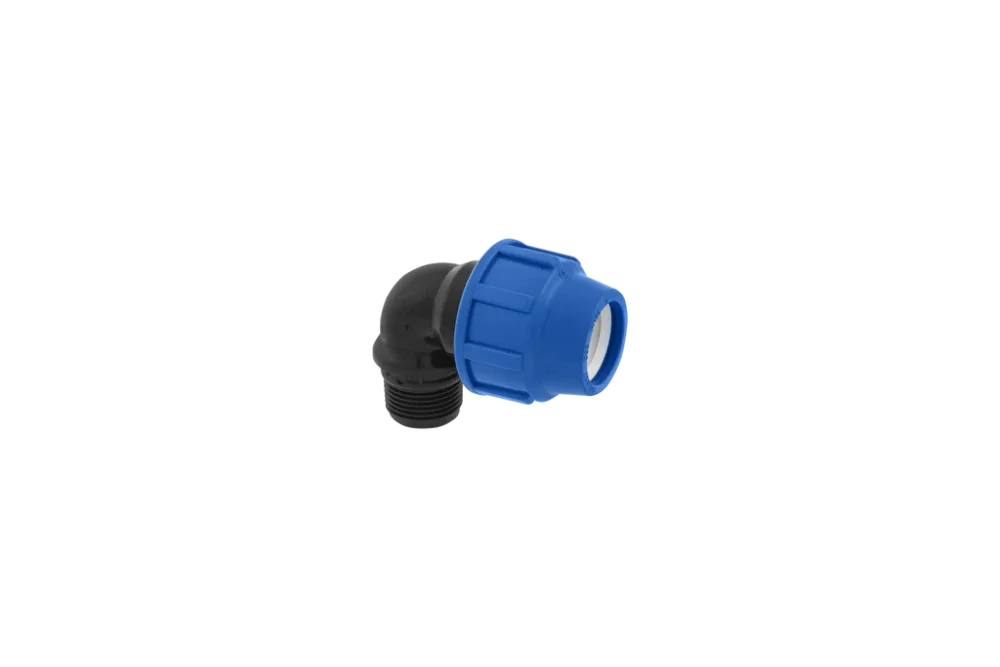 Rabatter Plastkoppling STP Vinkel 90°