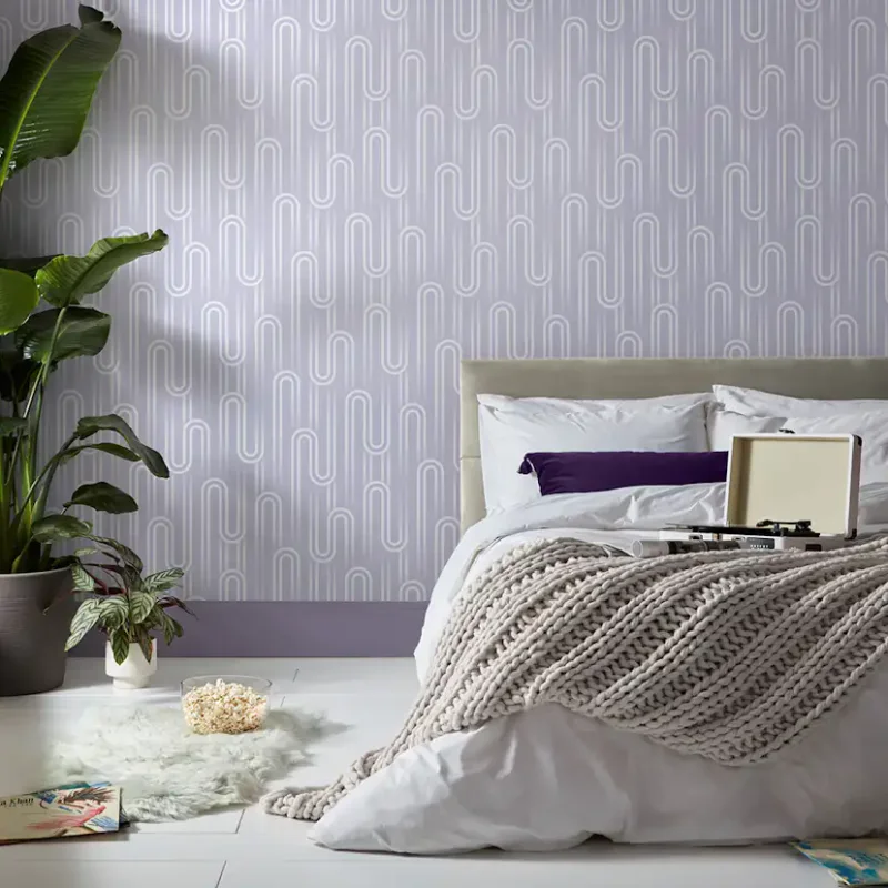 Beställ nu Tapet Envy. Ups n Downs Lavender