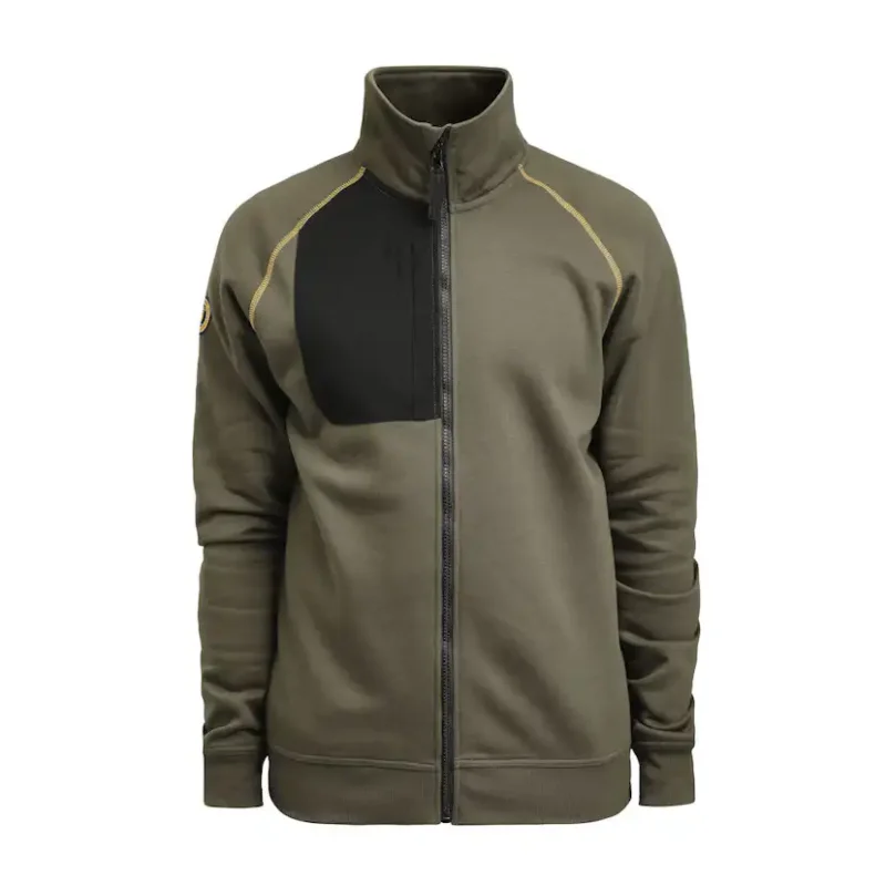 Sweatshirt Jobman 5141 Hel-ZipStorlek: XS, Färg: Olivgrön Sänkt pris