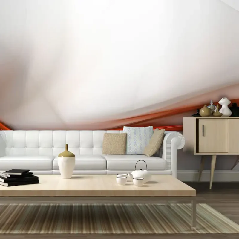 Fri frakt Fototapet Arkiio Elegant Orange DesignStorlek: 400x309 cm