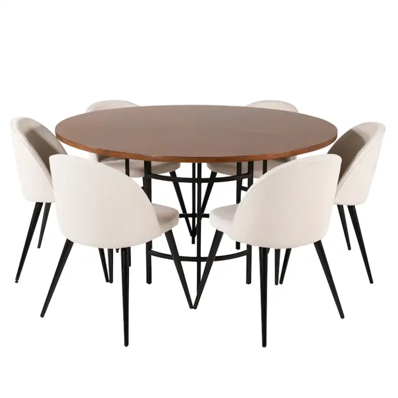Matgrupp furniture/fashion Copenhagen med 6 Valentina Sammet Stolar Beställ idag