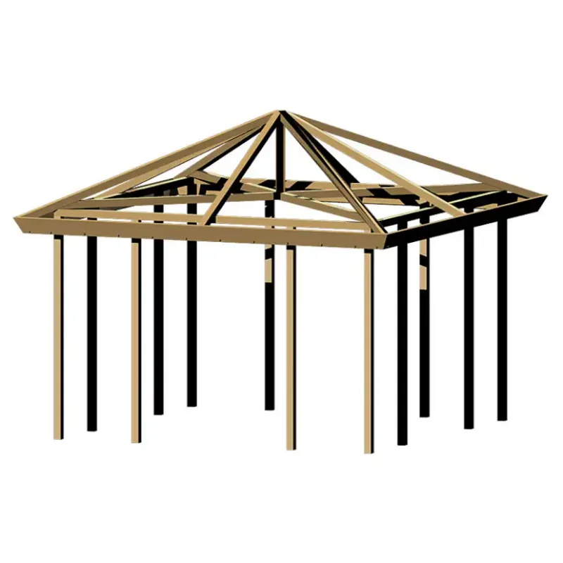 Begränsat erbjudande Paviljong PLUS Grundset 387x387x294 cm