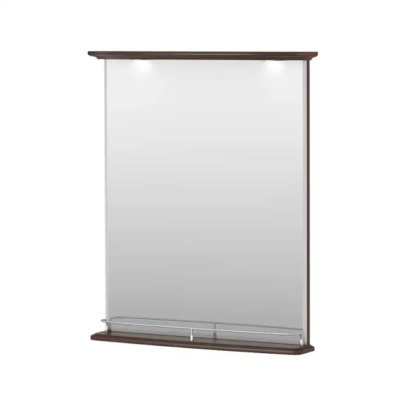 Erbjudandepris Spegel DuoBad Sekel med LED-belysningBredd: 750 mm, Cognac