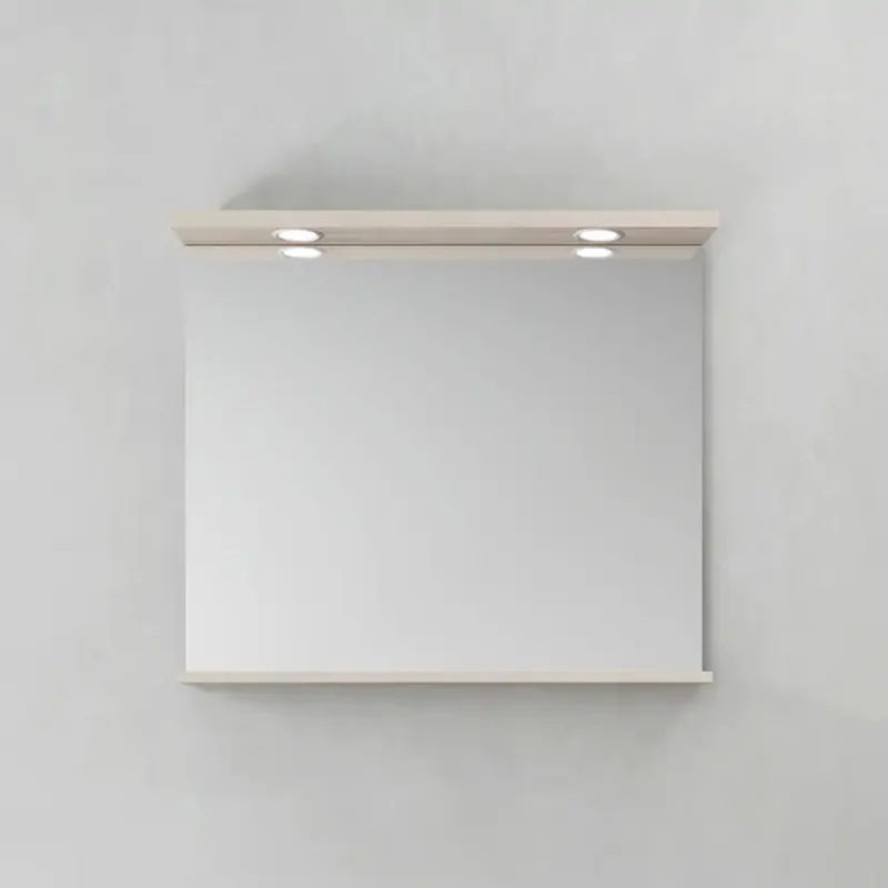 Spegel Hafa Store LED-SpotsBredd: 800 mm, Askmönster Säker betalning