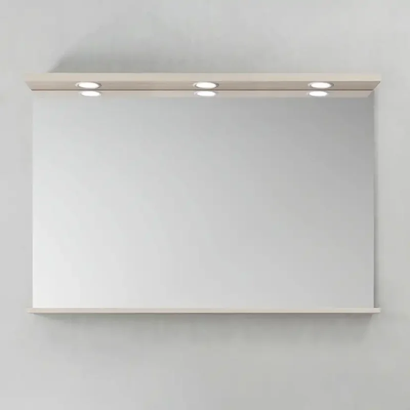 Spegel Hafa Store LED-SpotsBredd: 1000 mm, Askmönster Endast denna vecka