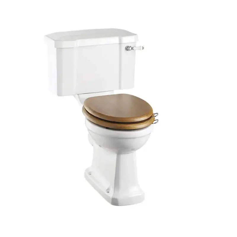 Toalettstol Burlington P5 Standard 520 mm med Mjukstängande SitsFärg Toalettlock: Svart Snabb leverans