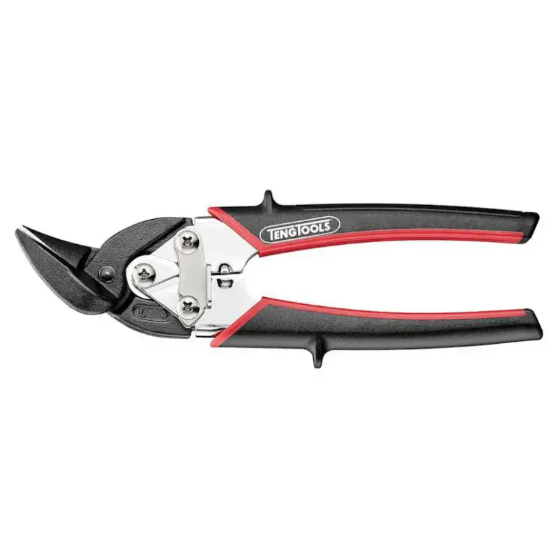 Plåtsax Teng Tools Rak/Vänster 182 mm Snabb leverans