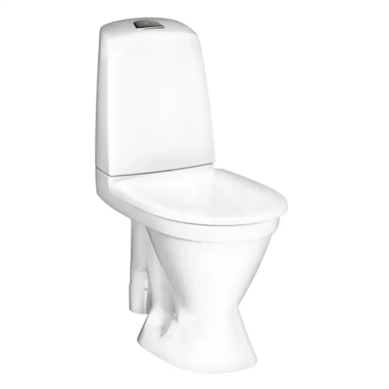 Begränsat antal Toalettstol Gustavsberg Nautic 1591 Hygienic Flush Stor FotMjuksits Vit