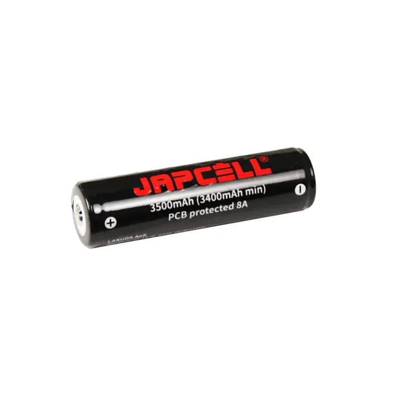 Begränsad tid Litiumbatteri Japcell 18650 Li-Ion Uppladdningsbart 3500mAh