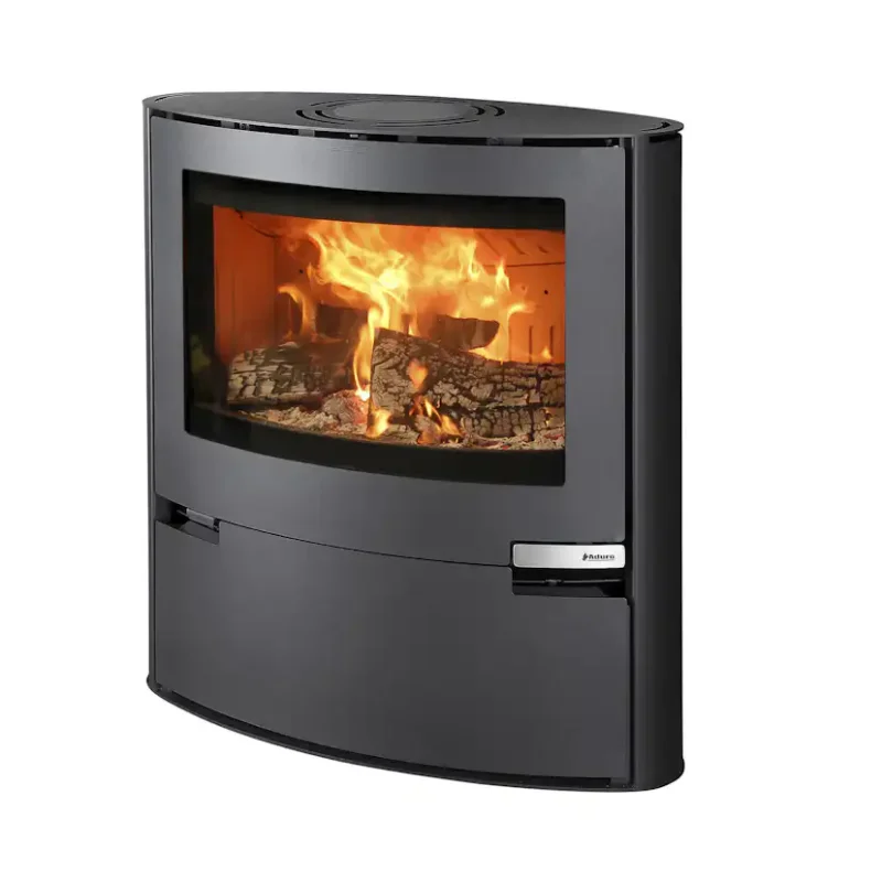 Lågt pris Braskamin Aduro 15 Svart Fristående 6,5kW
