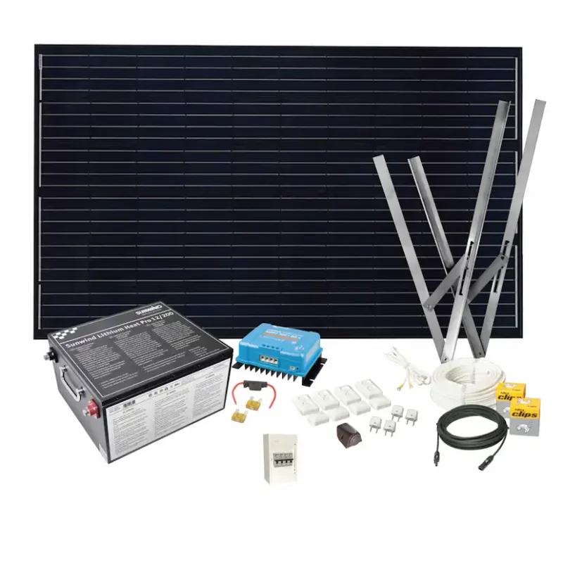 Endast denna vecka Solcellspaket Sunwind 300W Basic Litium