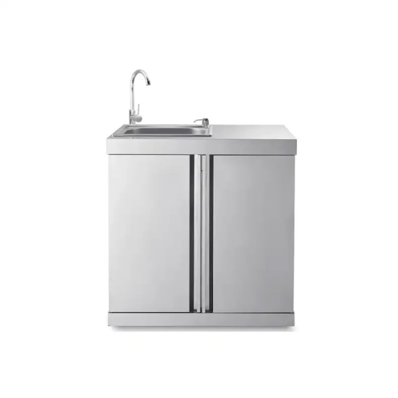 Diskbänk Myoutdoorkitchen Classic Line Stainless 304SS Med Förvaringsskåp Kampanj