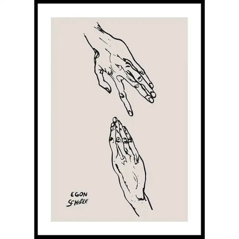 Lägg i varukorgen Poster Gallerix Egon Schiele Art Hands