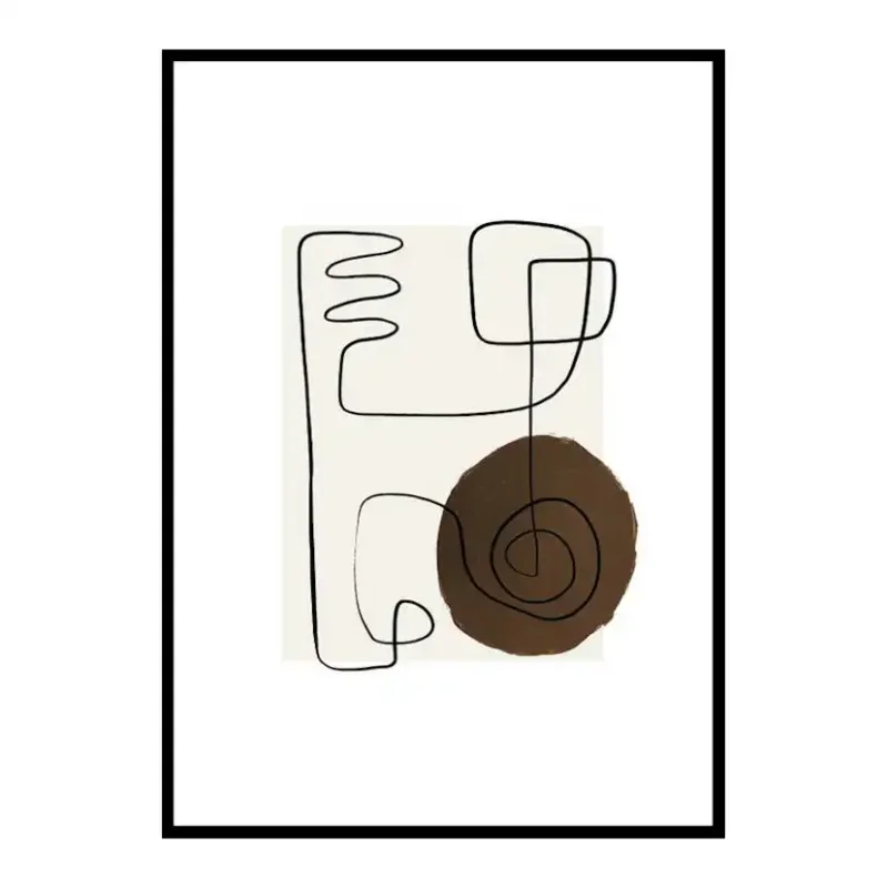 Reapris Poster Gallerix Abstract Brushed No2Storlek: 21x30 cm