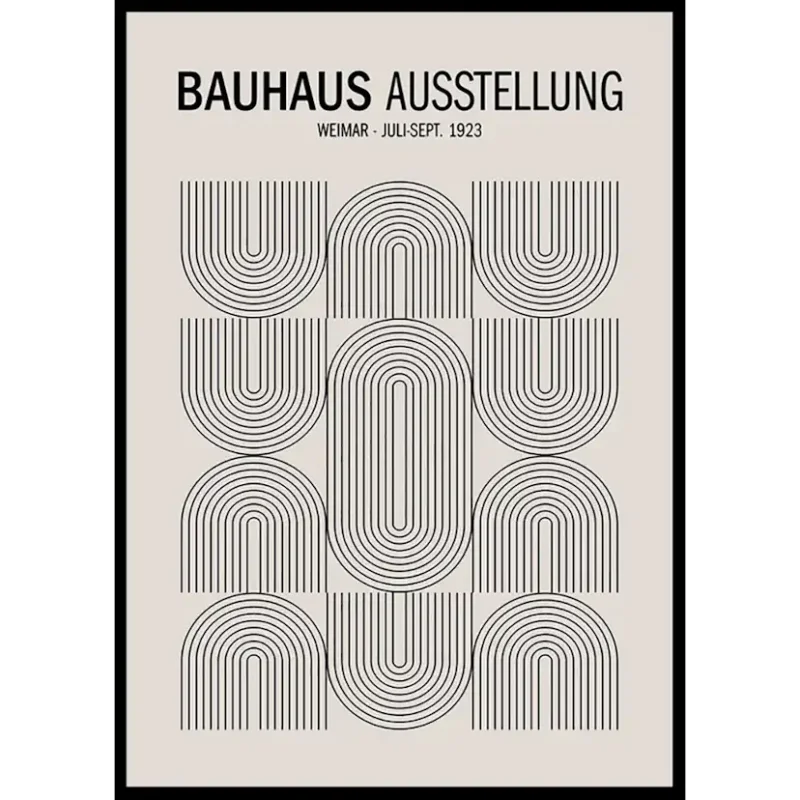 risnedsättning Poster Gallerix Bauhaus Ausstellung No2Storlek: 50x70 cm