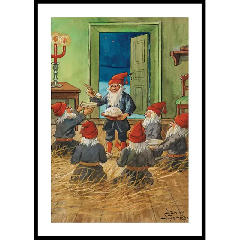 Kundfavorit Poster Gallerix Grötstunden By Jenny NyströmStorlek: 21x30 cm