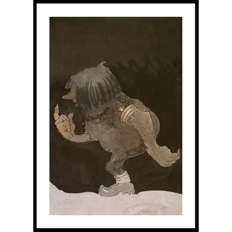 Poster Gallerix Troll på vandring By John BauerStorlek: 70x100 cm Nyhet
