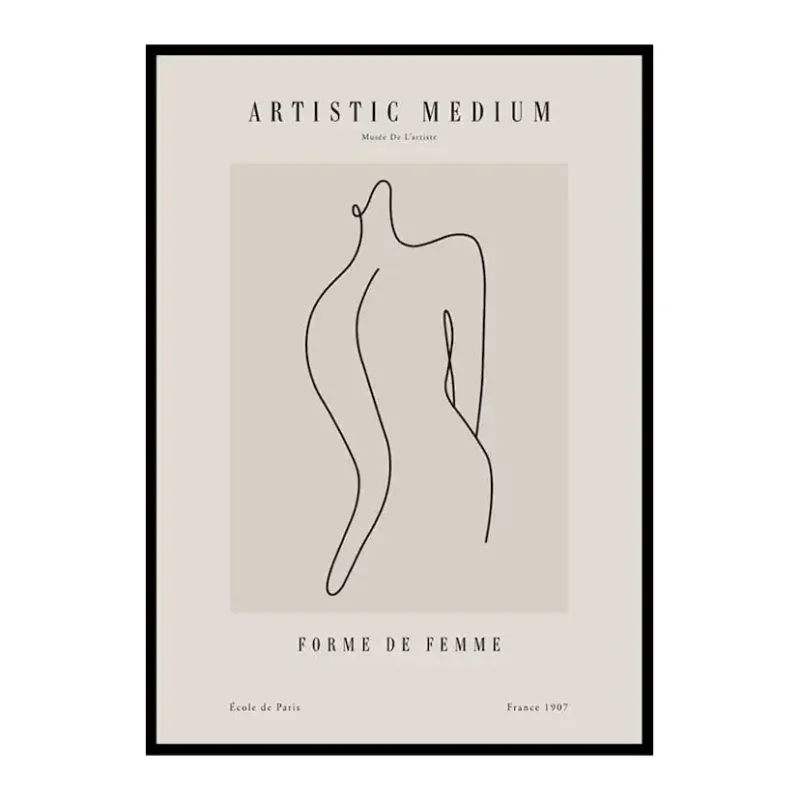 Kampanjpris Poster Gallerix Picasso Forme femmeStorlek: 30x40 cm