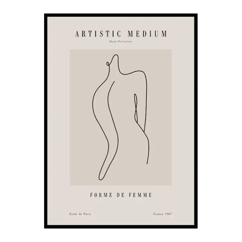 Erbjudande Poster Gallerix Picasso Forme femmeStorlek: 50x70 cm